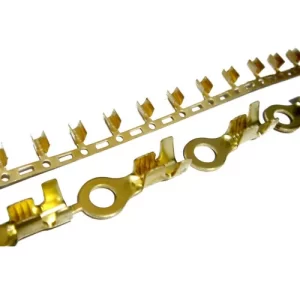 Easy crimping flag side feeding type